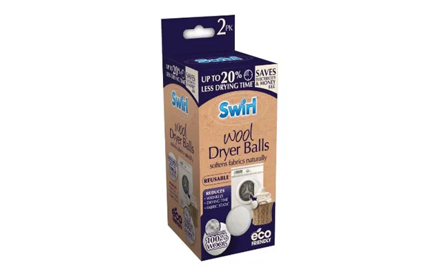 Swirl Wool Dryer Balls 2 Pack