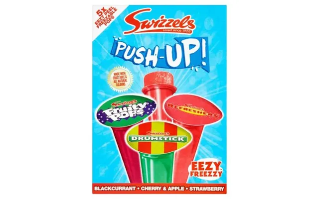 Swizzels Push Up Freezable Pops 5 Pack 280ml