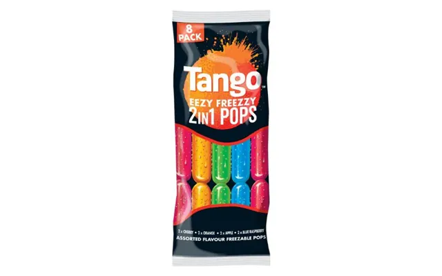 Tango Eezy Freezy 2 In 1 Freezable Pops Assorted Flavours 8 X 75ml