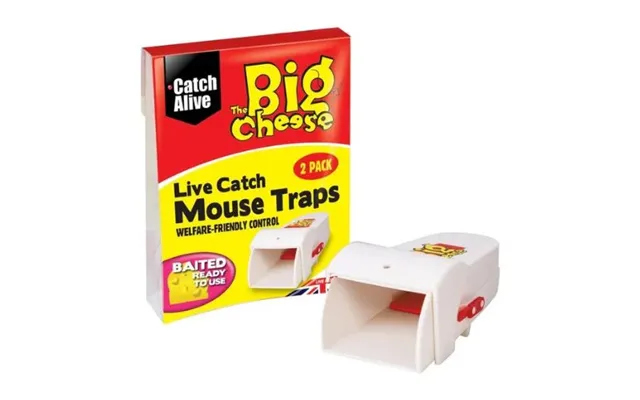 The Big Cheese Live Catch Mouse Traps 2 Pack