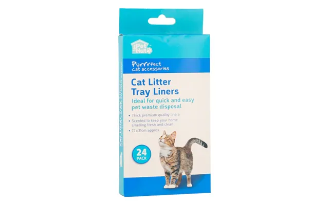 The Pet Hut Scented Cat Litter Tray Liners 24 Pack - 6