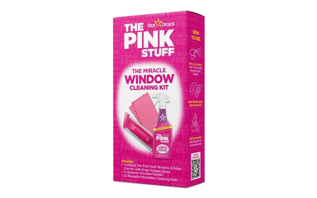 The Pink Stuff Miracle Window Cleaning Kit Assorted Packs - Pack Of 1