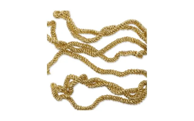 Thin Rope Tinsel 4m Assorted Colours - Gold
