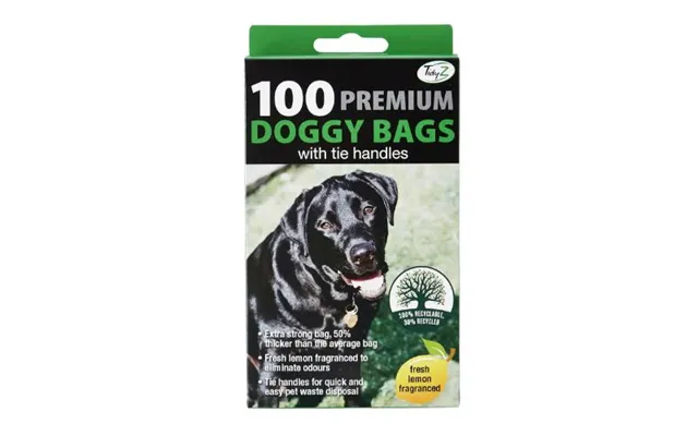 Tidy Z 100 Premium Doggy Bags With Tie Handles