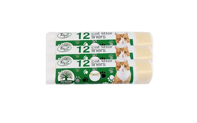 Tidyz Cat Litter Tray Liners 12 Assorted Pack - Pack Of 3
