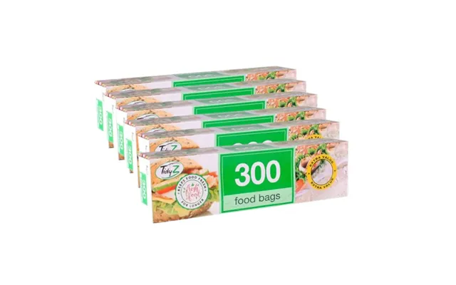 Tidyz Multipurpose Food Bags 300 Assorted Pack - Pack Of 6