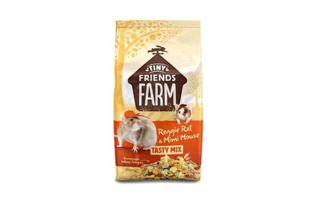 Tiny Friends Farm Reggie Rat & Mimi Mouse Tasty Mix 850g