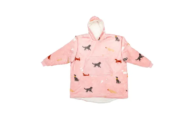 Ultra Plush Oversized Blanket Hoodie Assorted Styles - Dog Print
