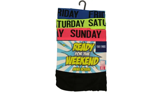 Weekend Ready Novelty Boxers 3pk - Large 36-39