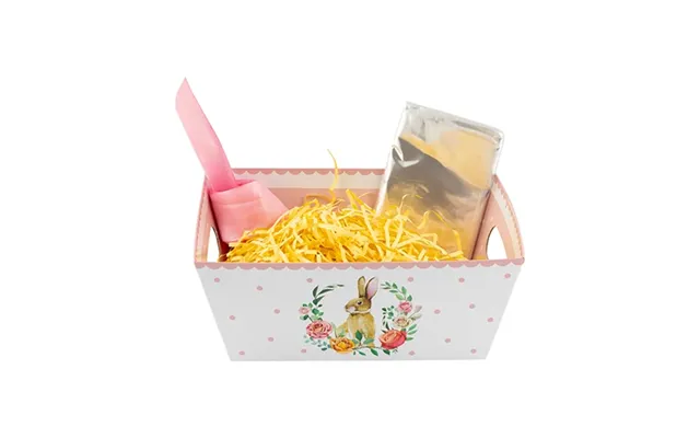 White & Pink Rabbit Fill Your Own Mini Hamper Kit