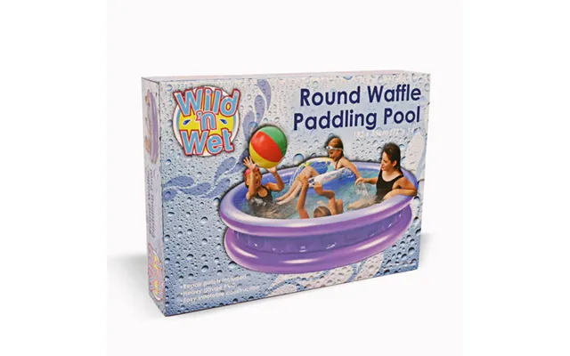 Wild 'n Wet Round Waffle Paddling Pool - 182cm X 35cm