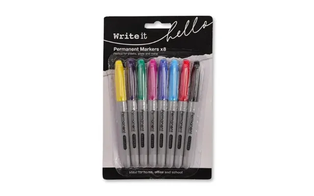 Write It Permanent Markets 8 Pack