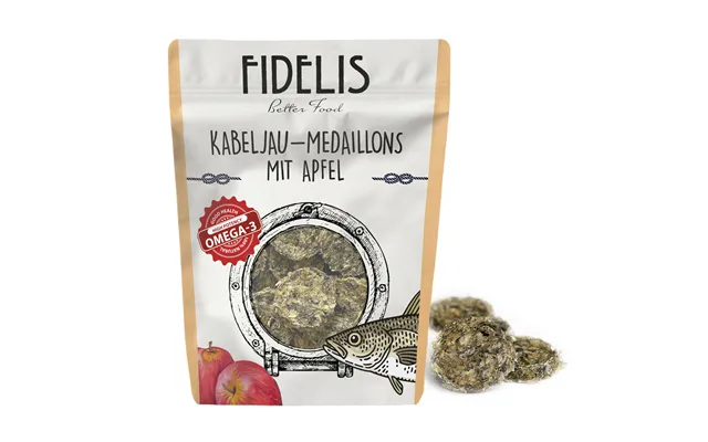 Crunchy Cod Medallions With Apple - 100g