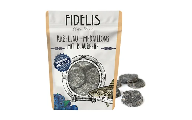 Crunchy Cod Medallions With Blueberries - 2 X 100g