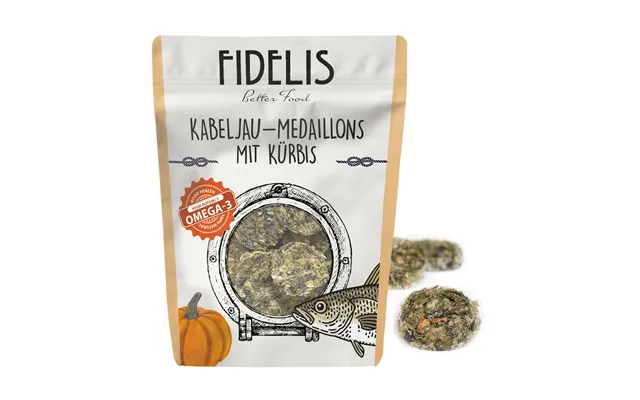 Crunchy Cod Medallions With Pumpkin - 3 X 100g