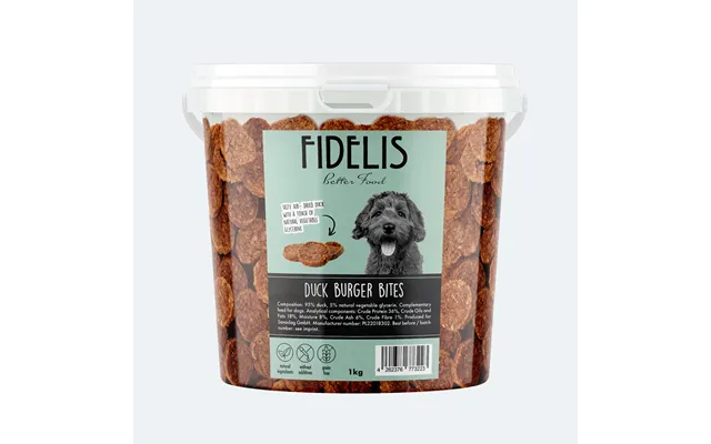 Duck Burger Bites Bucket - 2 X 1kg