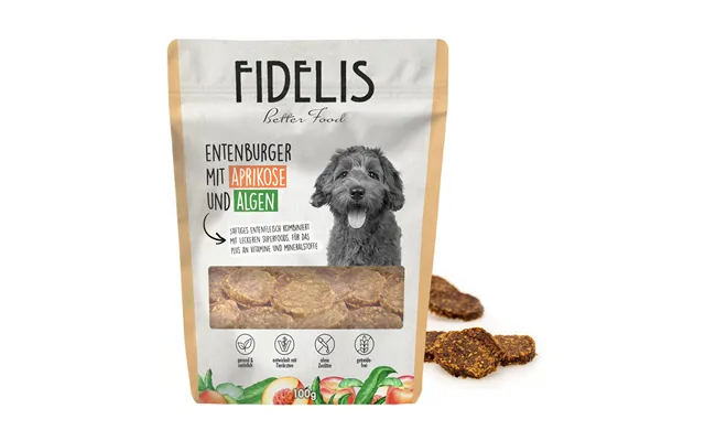 Duck Burger Bites With Apricot & Algae - 3 X 100g