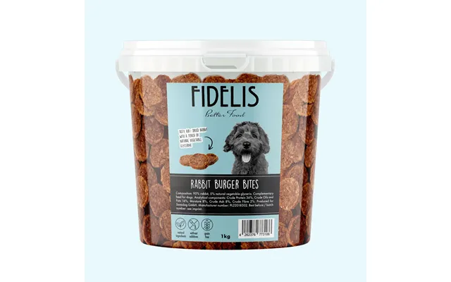 Rabbit Burger Bites Bucket - 1kg
