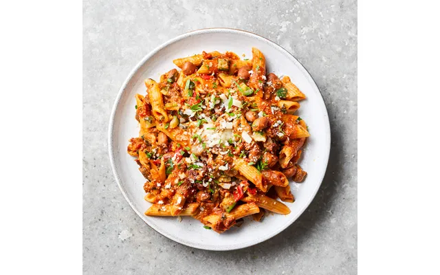 Red Pesto Roasted Vegetable Penne Mediterranean
