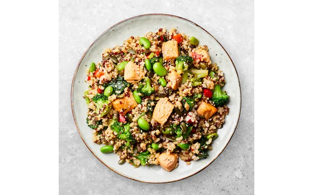 Teriyaki Salmon Whole Grain Rice Low Fodmap