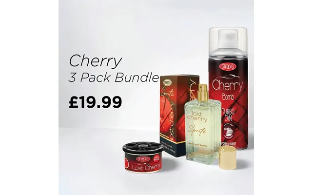 Cherry 3 Pack Car Air Freshener Bundle