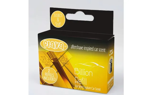 Flava Couture 2 Pack Refill Stick For Refillable Vent Car Air Fresheners - Billion
