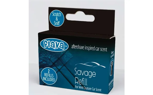 Flava Couture 2 Pack Refill Stick For Refillable Vent Car Air Fresheners - Savage
