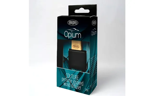 Flava Couture Wood Car Air Freshener - Opium