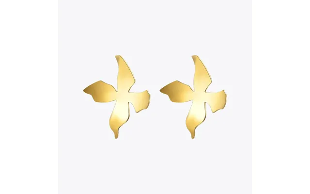 Big Flower Stud Earrings For Women Wholesale Gold Color Stainless Steel Spring Earings Fashion Jewelry Oorbellen E5464