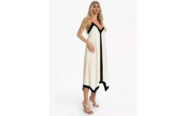 Rindu 2025 Women's Stitching Camisole Dress Summer Sexy Prom Female Dress Zevity Elegant And Pretty White Dress