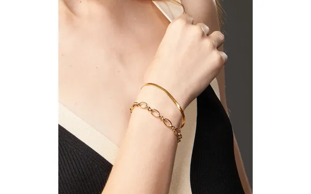 Snake Bone Bracelet For Women Gold Color Shine Bracelets Kpop Stainless Steel Fashion Jewelry Gift 2025 Pulseras B2193