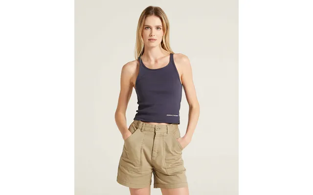 Ladies Fine Rib Tank Top - Navy product image