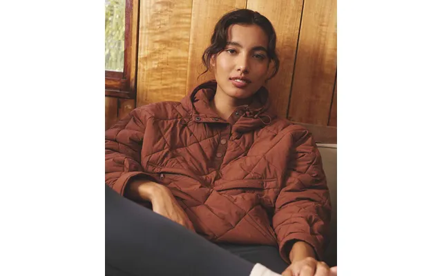 Ladies Outdoor Quilted Pullover - Canyon Clay product image