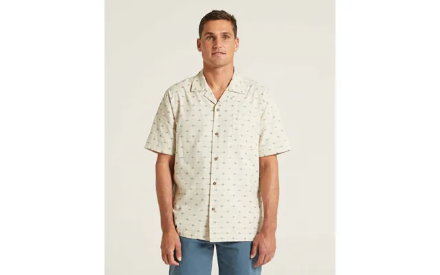 Mens Cotton Short Sleeve Shirt - Moth product image