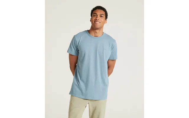 Mens Hemp Blend Slim Fit Tee - Sky Blue product image