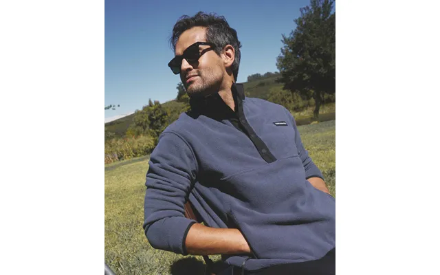 Mens Outdoor Fleece Pullover - Slate Charcoal product image