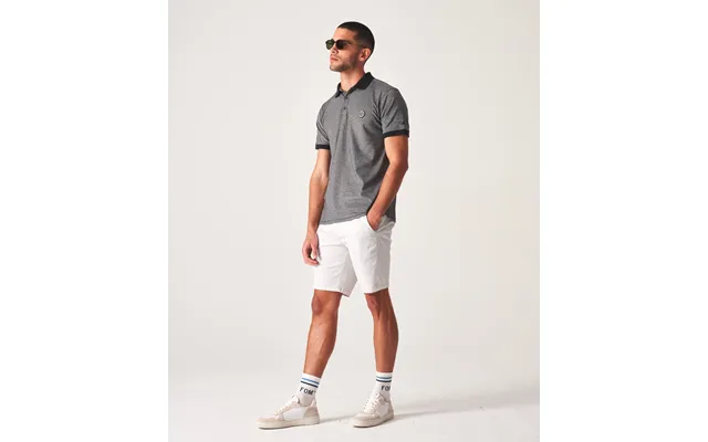 Mens Pique Golfer - Grey Melange product image