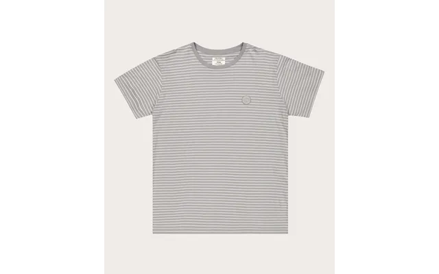 Mens Standard Cotton Stripe Tee - Cement Stripe product image