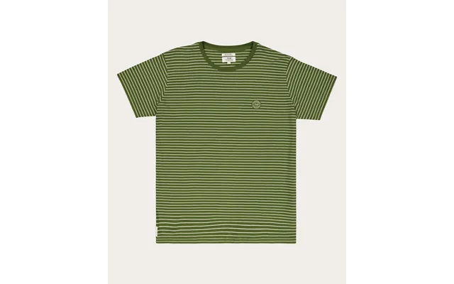 Mens Standard Cotton Stripe Tee - Treetop Stripe product image