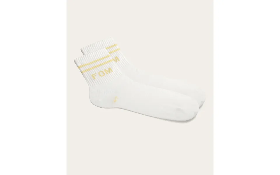Socks Active - White Yellow Fom Stripes Size 4-7