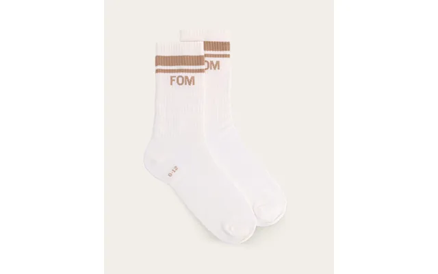 Socks Crew - Off-white Tan Fom Stripes Size 8-12 product image