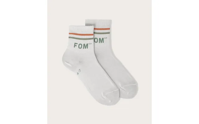 Socks Fom Active Beige Peach & Lime Stripes Size 4-7 product image