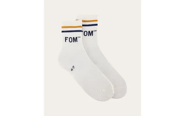 Socks Fom Active - Cream Gold & Navy Stripe Size 4-7 product image