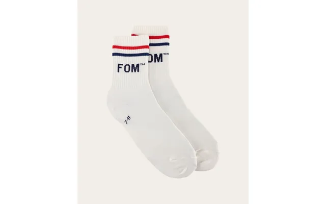 Socks Fom Active - Cream Red & Navy Stripe Size 7-11 product image