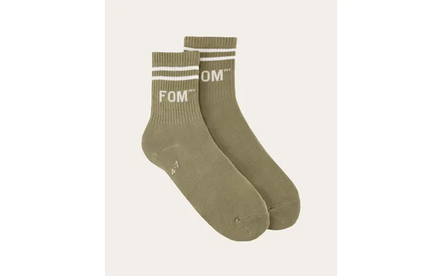 Socks Fom Active - Light Olive Cream Stripe Size 4-7 product image