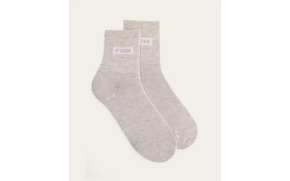 Socks Fom Active - Oatmeal Melange Size 4-7