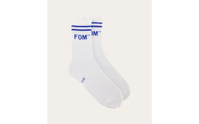 Socks Fom Crew - White Royal Stripe Size 7-11 product image