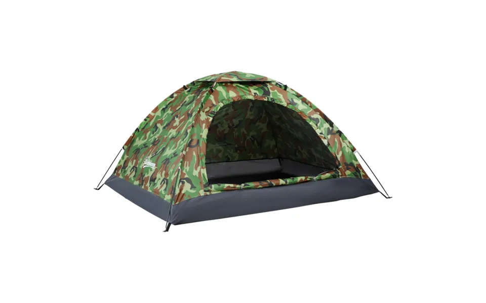 2 Person Camping Dome Tent - Multicoloured