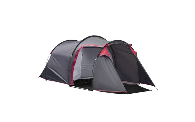 3-man Camping Tent With 2 Rooms And Porch - Weather-resistant product image