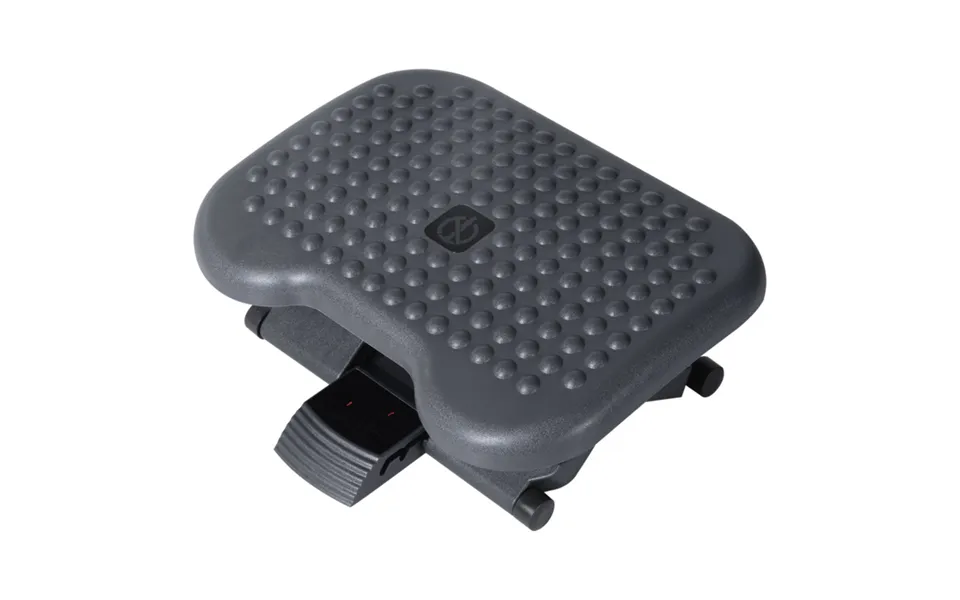 Adjustable 3-position Tilting Footrest With Massage Nodules - Black, Ergonomic Foot Rest For Home & Office